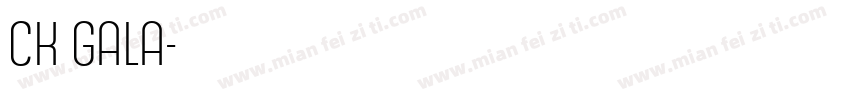 CK Gala字体转换